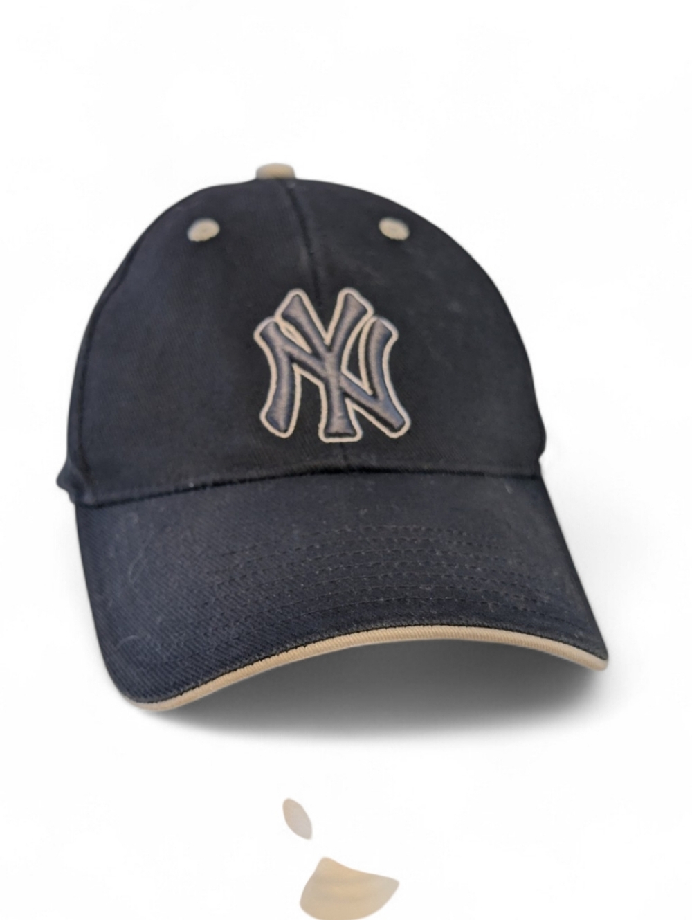New York Yankees Hat MLB Fan Favorite Navy Blue Tan Snapback Baseball Cap